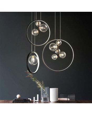 Alpha Pictoris Circular Pendant Lamps